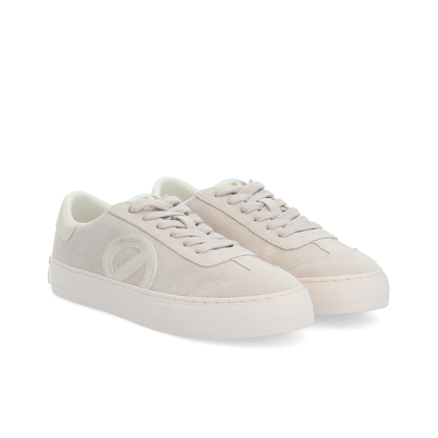 ARCADE TOE SIDE W - SUEDE/GLOW - BIANCO/ORO